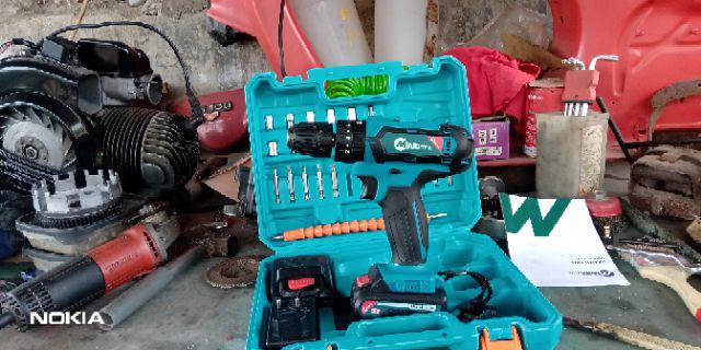 [khusus Pulau Jawa] Mailtank 32v 2 Bor Baterai Cordless Drill Driver Set Mata Sh-190