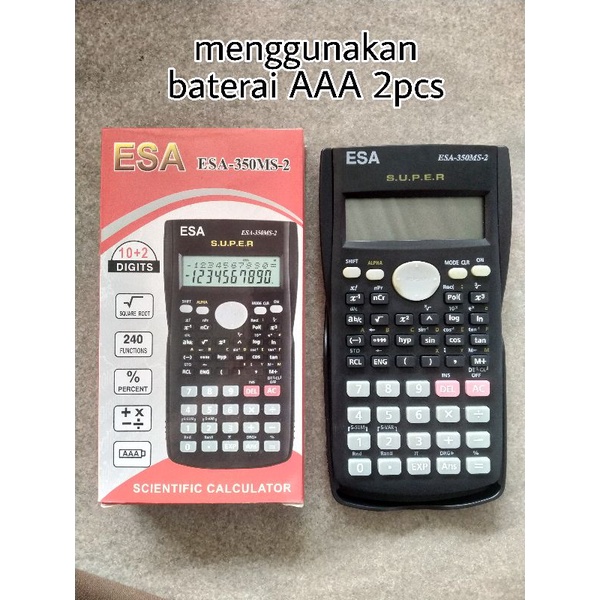 

kalkulator scientific esa 350 ms 12 digit