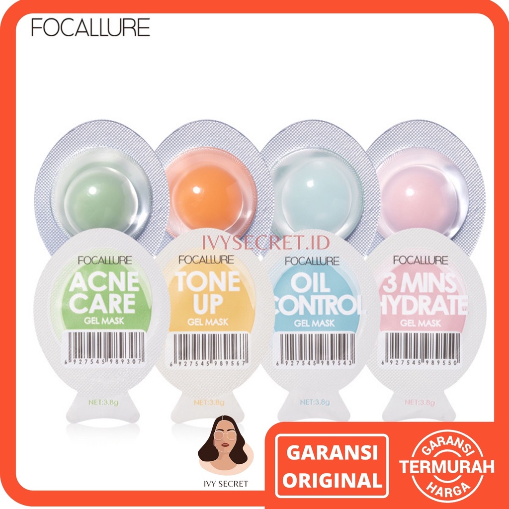 Focallure Gel Mask Twin Core Functional Mask Masker Wajah