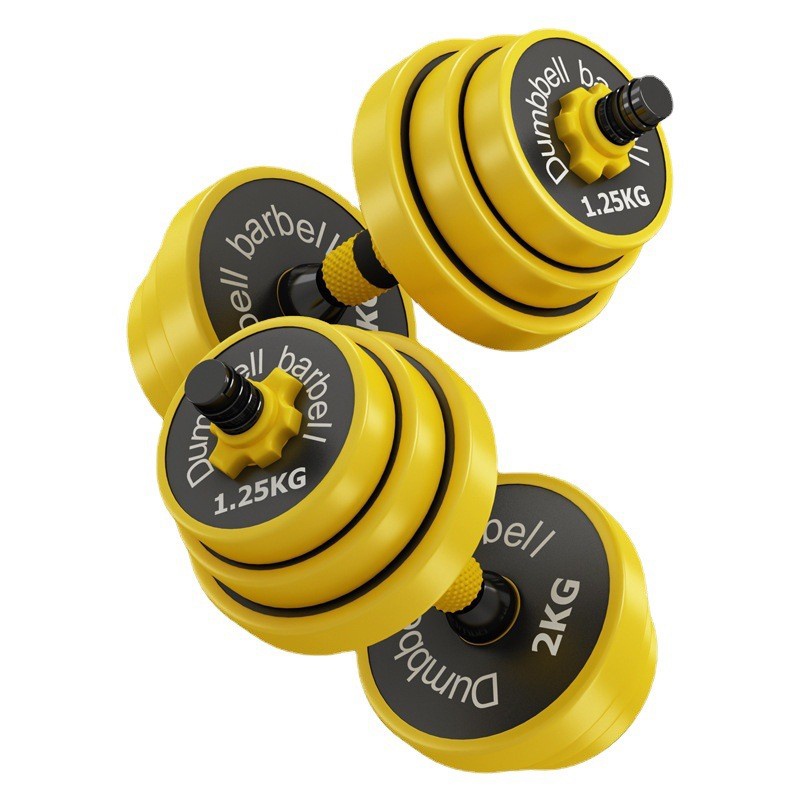 20 Kg Alat Olahraga Fitness Dumbell KARET /20kg barbel set Max angkat beban fitness