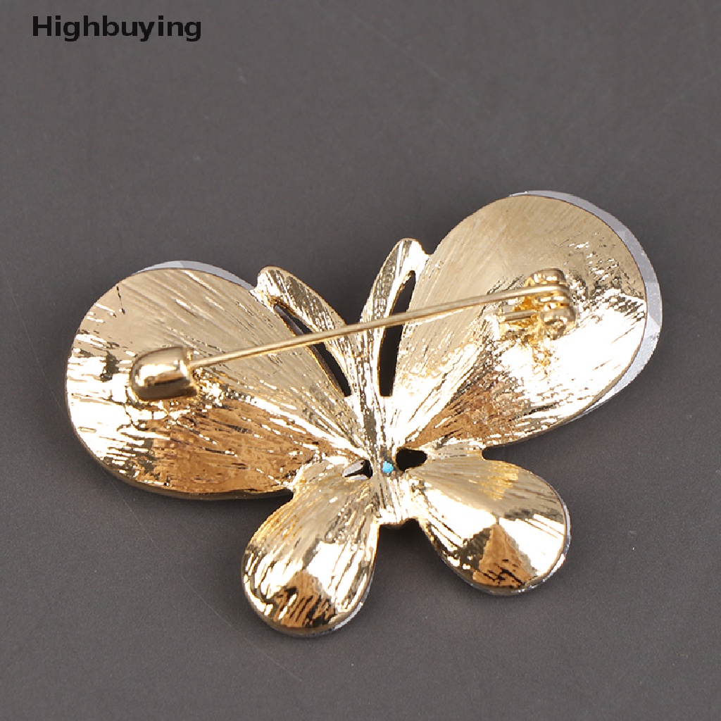 Hbid Bros / Pin Butterfly Kristal Casual Untuk Wanita