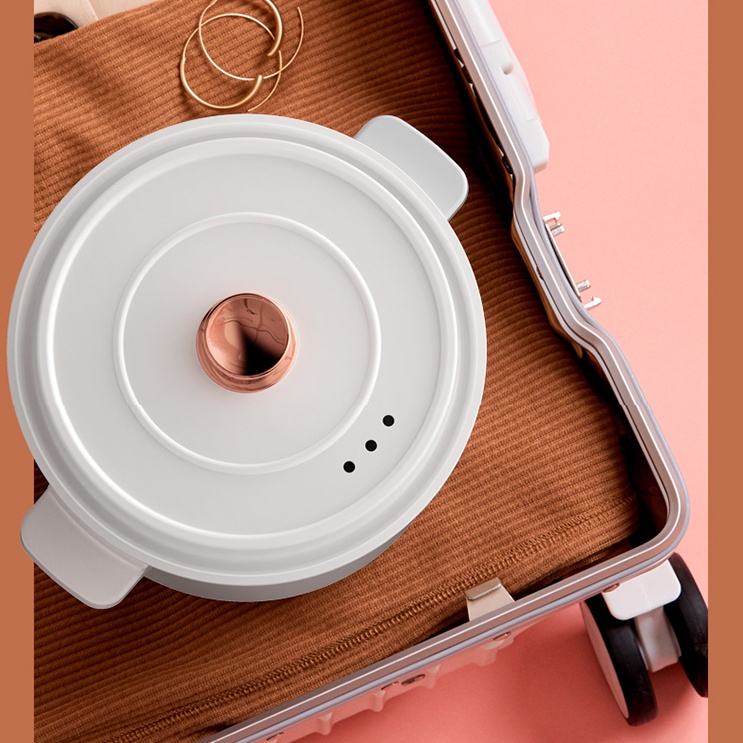 Deerma DG25 Multifunctional Cooking Pot 500w 1.5L Electric Cooker Panci 1 Set Alat Masak Kukus Rebus Goreng Steam dan Elektrik Kompor Induksi Serbaguna