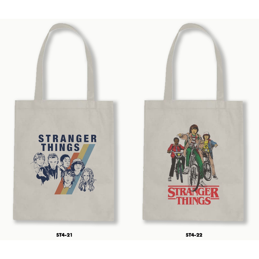 TOTE BAG BLACU - STRANGER THINGS 4 - 02