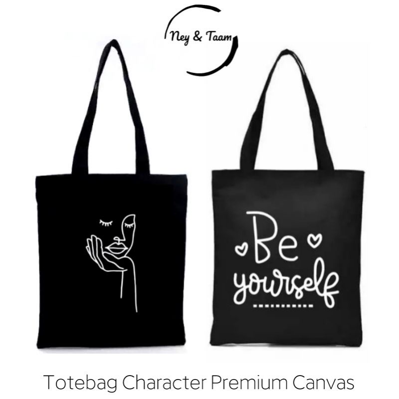 Neytaam Tas Totebag Character Premium Canvas TB-03