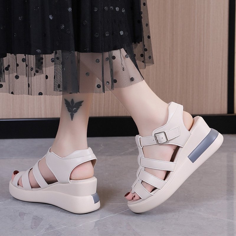 [DREAM] 138 Sandal Wanita Sepatu Sandal Wedges Sepatu Wanita Premium Quality