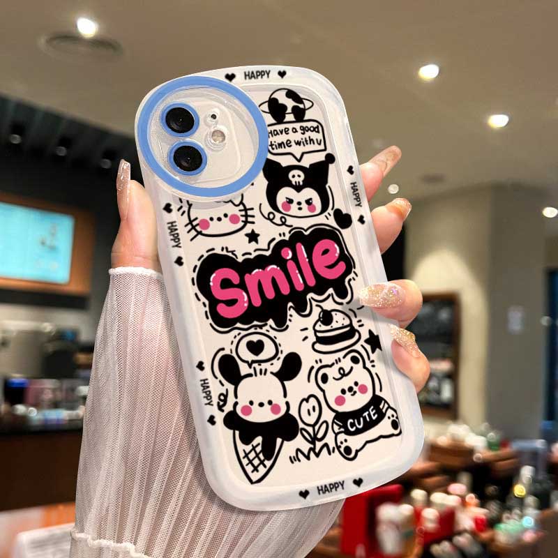 Casing TPU Redmi Note 11S 11 Pro 10C 10A 9C 9T 9A 9A 10 5G 10S 9 8 Pro 7 Poco M3 X3 Pro NFC Motif Kartun Sanrio