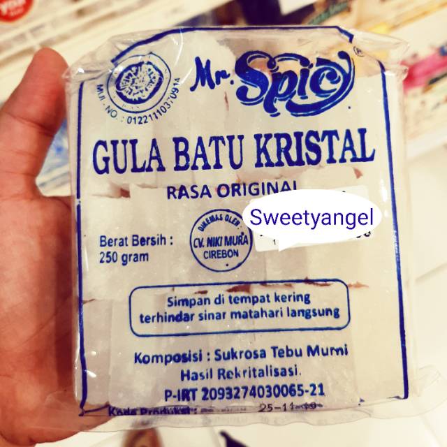 

Gula Batu Kristal Rasa Ori " Mr Spicy