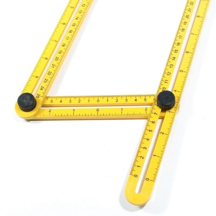 

Gadgetku4u Penggaris 4 Sudut Four Sided Folding Ruler