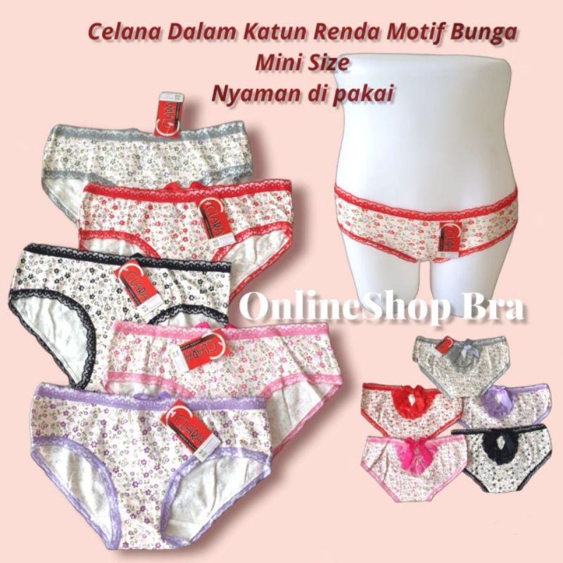 Cd Anak Remaja cewek katun motif bunga Rp.5900-Rp.9000