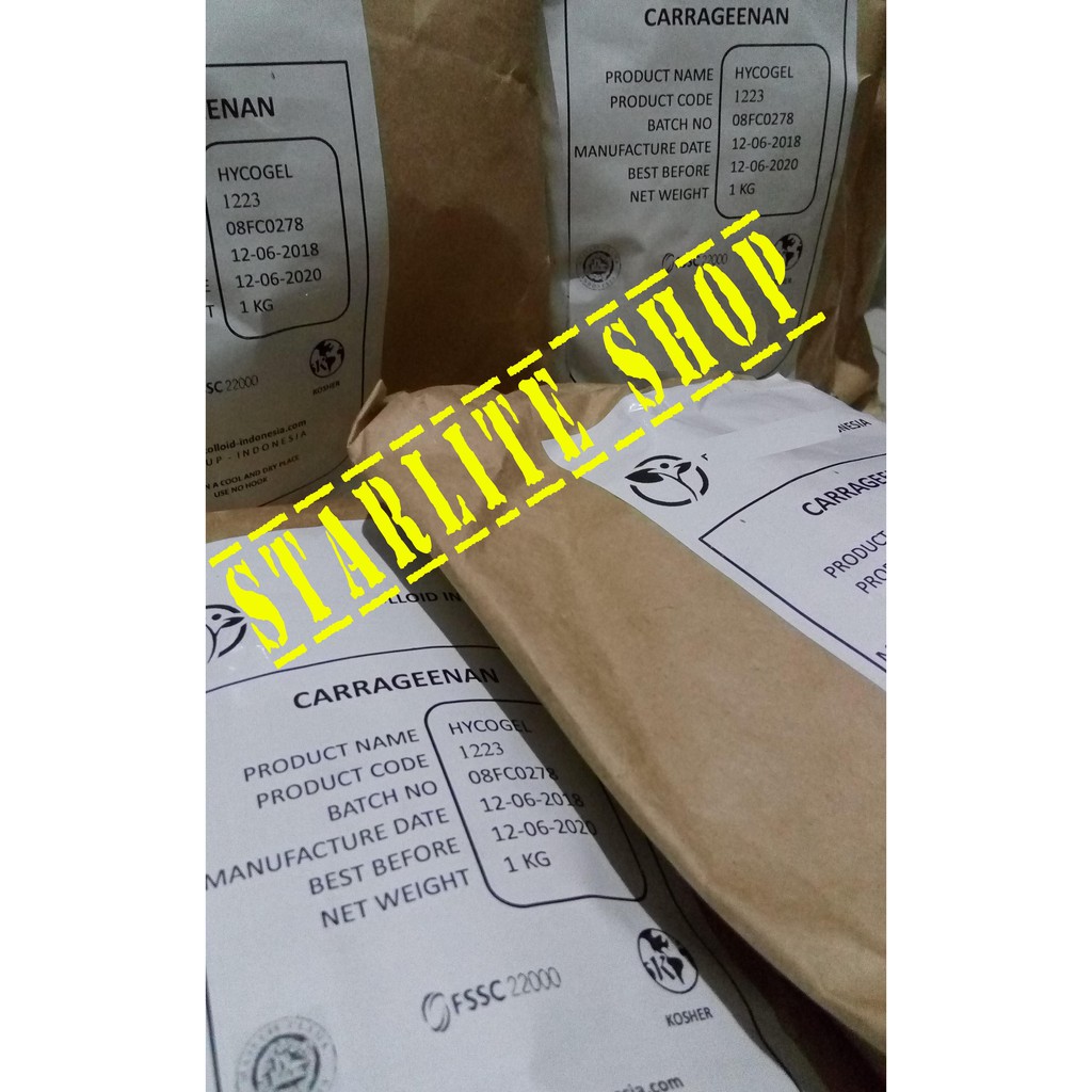 Pengenyal Bakso Alami Karagen Karagenan Carrageenan Natural Rumput Laut