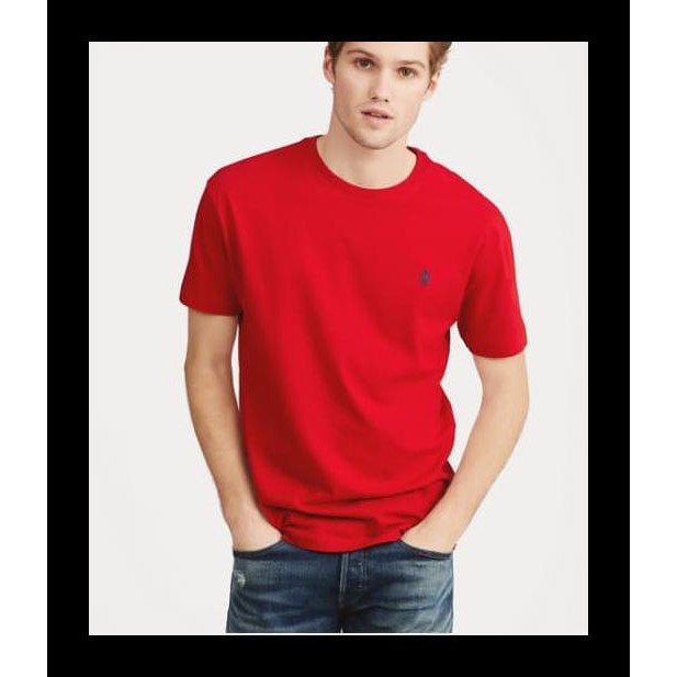 STOK BARU KAOS BIG SIZE - POLO R LAUREN CLASSIC FIT CREWNECK TEE TSHIRT KAOS POLO COWOK PALING MURAH