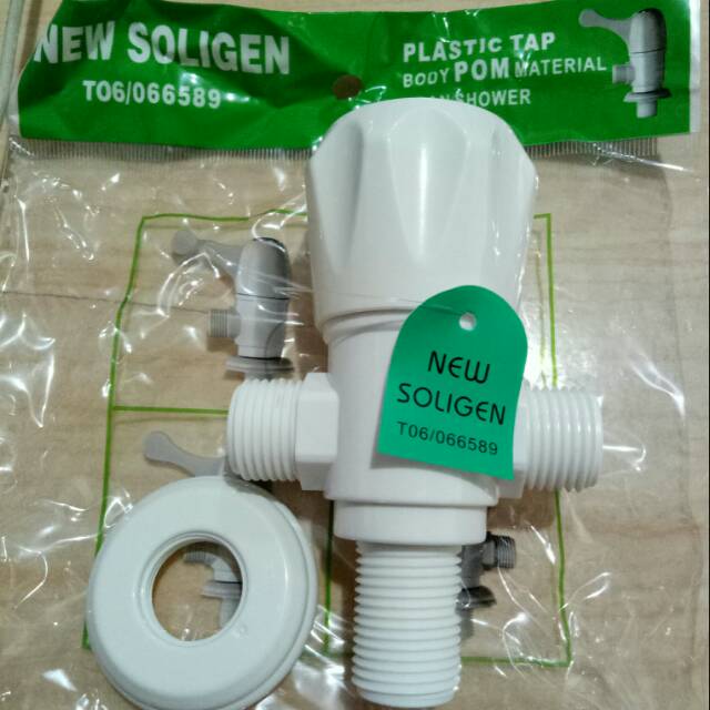 Kran shower cabang 2 pvc tebal keran air shower cebok closet stop kran kloset kran cabang keran T wc