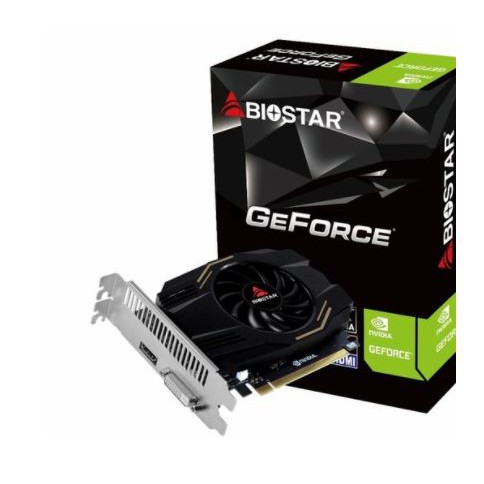 Vga card gaming biostar nvdia geforce gt1030 gt 1030 4gb ddr4 64bit single fan PCIe x16 dvi hdmi vn1034tb46-tg1ra-bs2