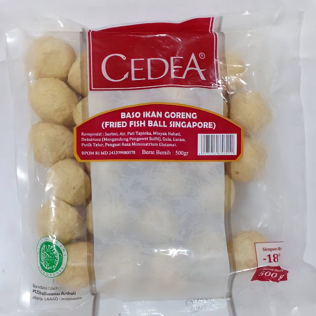 

Cedea Frozen Food / Cedea Fried Fish Ball Singapore [500 gr]