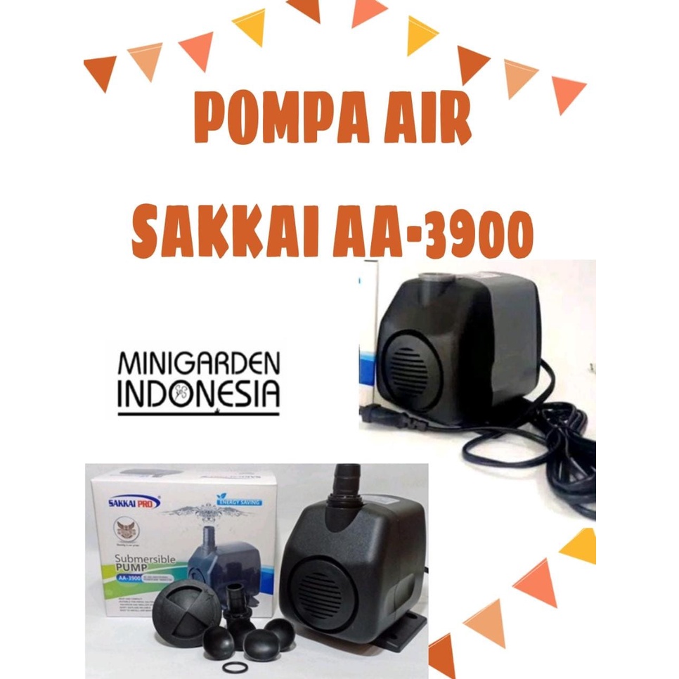 SAKKAI PRO AA-3900 POMPA AIR CELUP AQUARIUM WATER PUMP KOLAM MANCUR