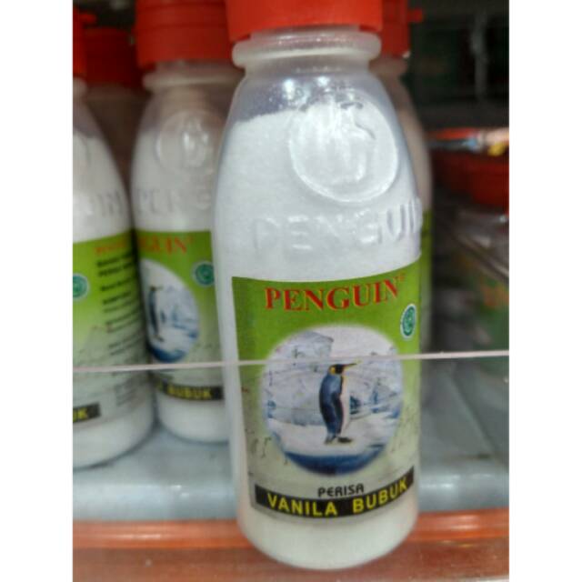 

Vanili bubuk PENGUIN botol 60gr