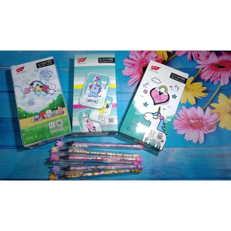 

Pen Gel Model & Corak Random