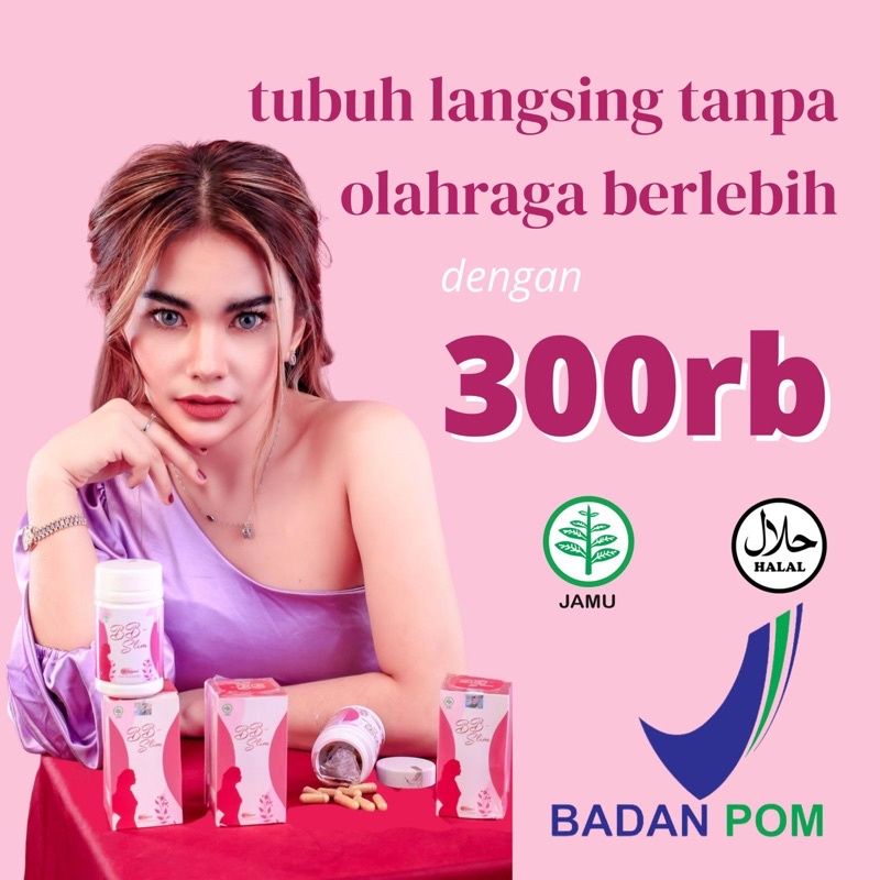 BB Slim Asli Obat Pelangsing Diet Badan Original Bpom Terbaik