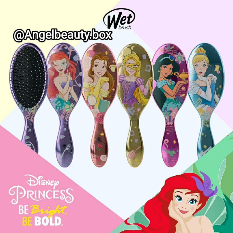 100% ORIGINAL THE WET BRUSH DISNEY PRINCESS WHOLEHEARTED