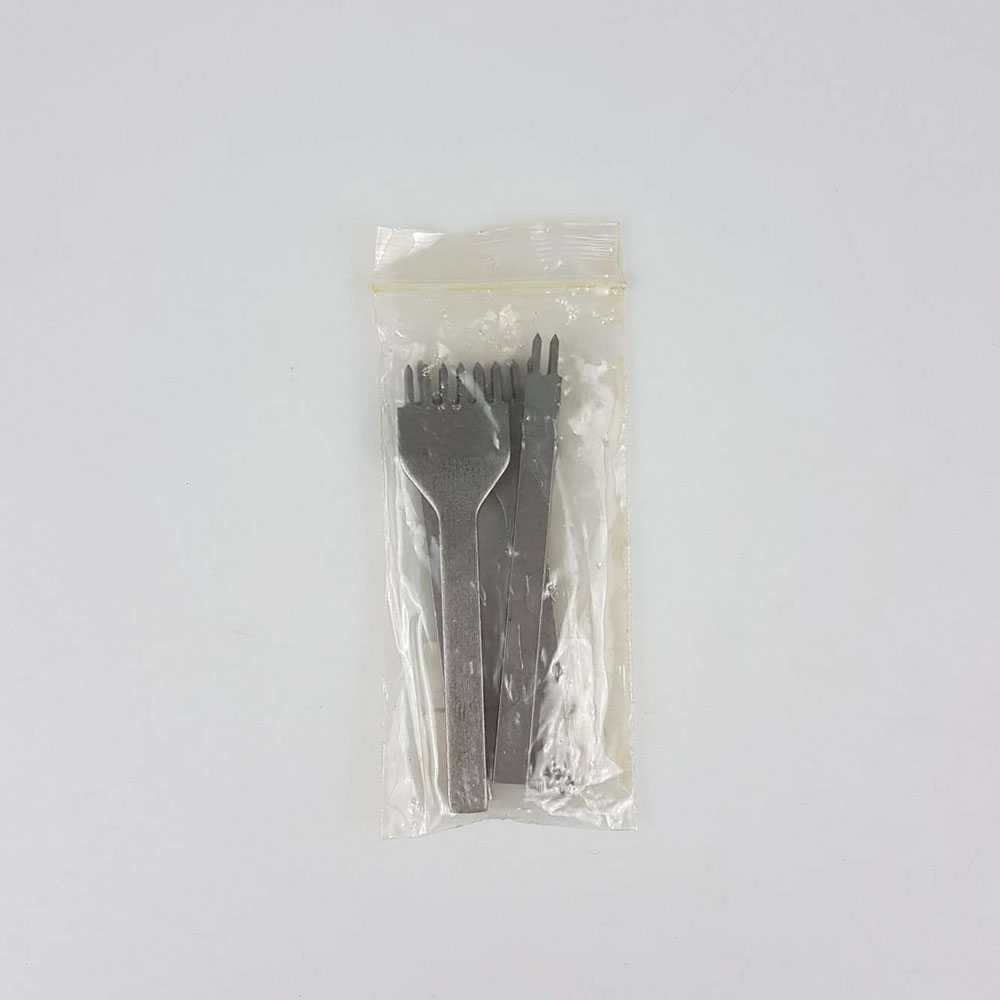 TD-AI Alat DIY Kulit Leathercraft Hole Punches Stitching Tool 1+2+4+6 Prong