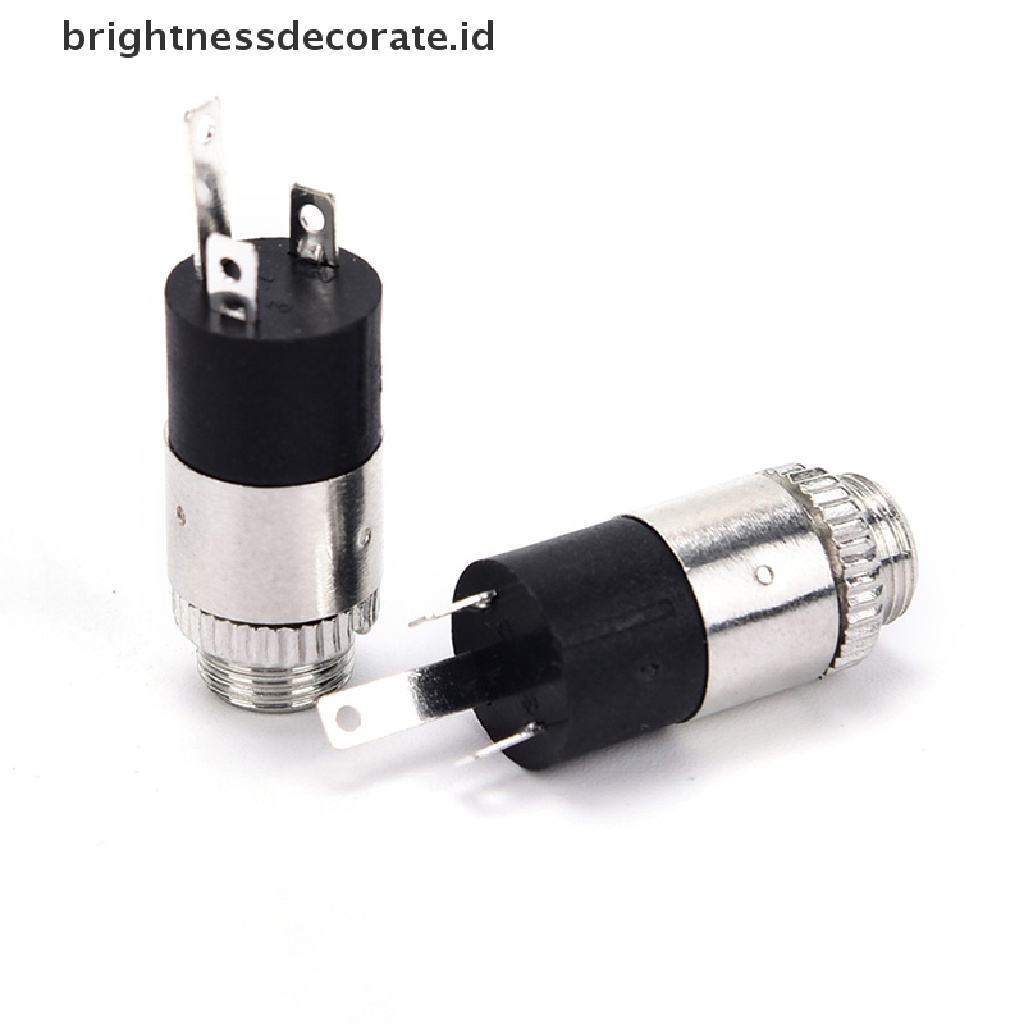 (Birth) 5pcs Pj392 Kabel Audio Stereo Female Jack 3.5mm Untuk Headphone