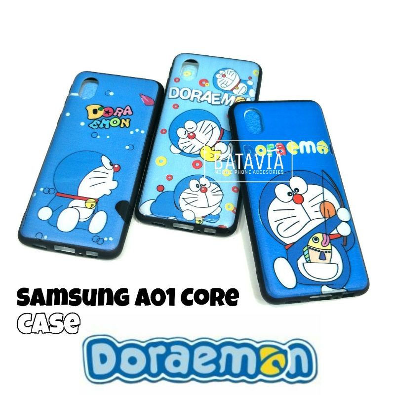 Case Motif Samsung A01 Core Soft Case Gambar Karakter Doraemon
