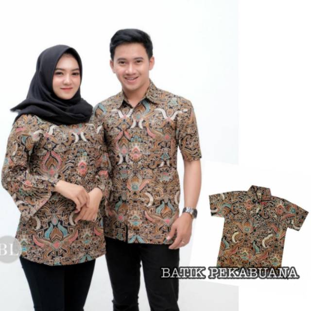 Couple Batik Keluarga Motif Cirebonan Size Anak Terlengkap