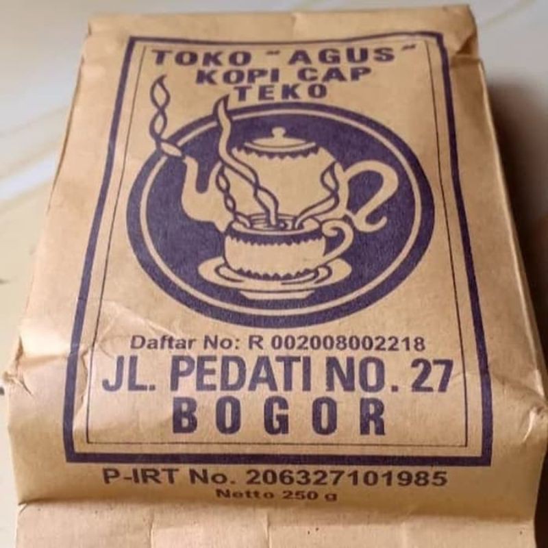 

Kopi hitam cap Agus