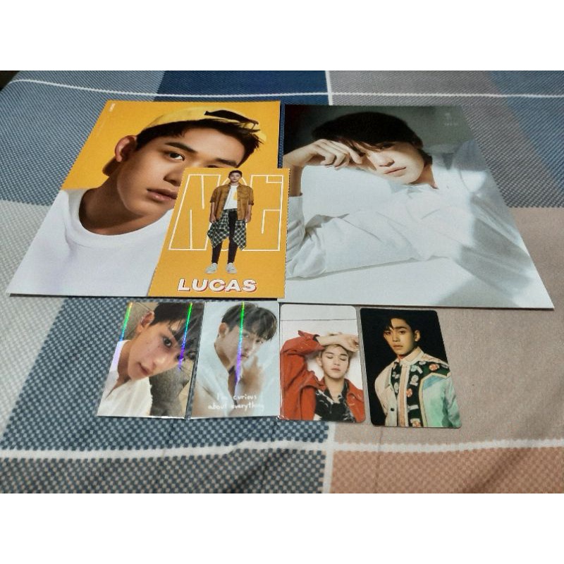 [restock] lucas nct wayv photocard pc postcard A4 poster fanparty sg 2019 kickback sticker trading c