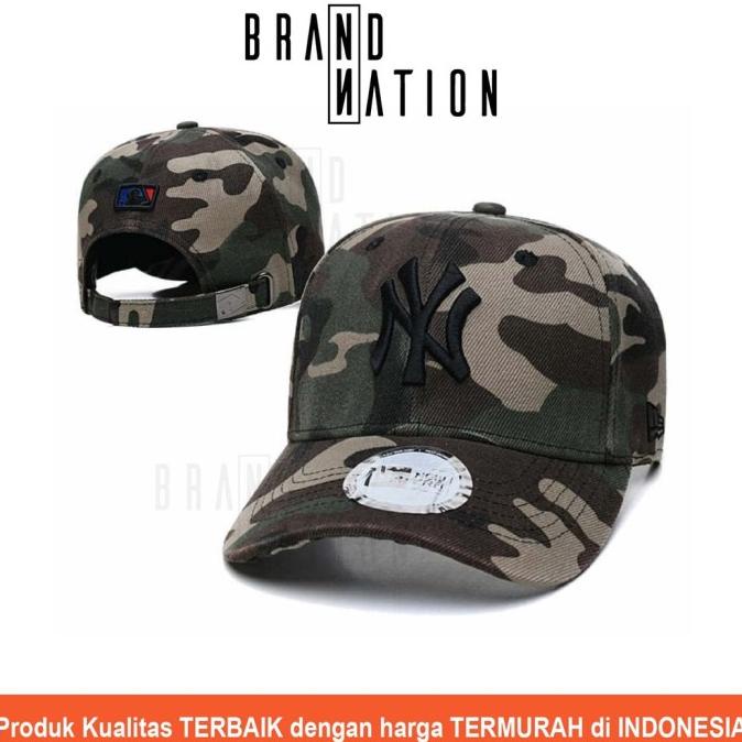 TOPI BASEBALL NY NEW YORK ARMY CAMO 9FORTY MAJOR LEAGUE BASEBALL CAP DFGD654654