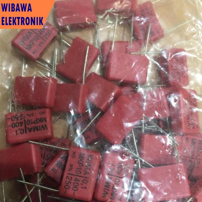 Capacitor wima 0,1uf 400v 100n 400volt 0.1uf wima mkp10 wbwele88 Ayo Order