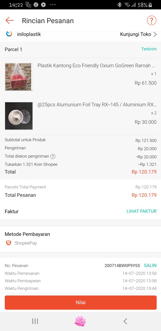 Plastik Kantong Eco Friendly Oxium Gogreen Ramah Lingkungan Xl-premium