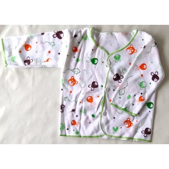 Baju Katun Baby New Born TERDAFTAR SNI / Baju Bayi SE206 Gramasi Tebal, Bahan Adem &amp; Halus