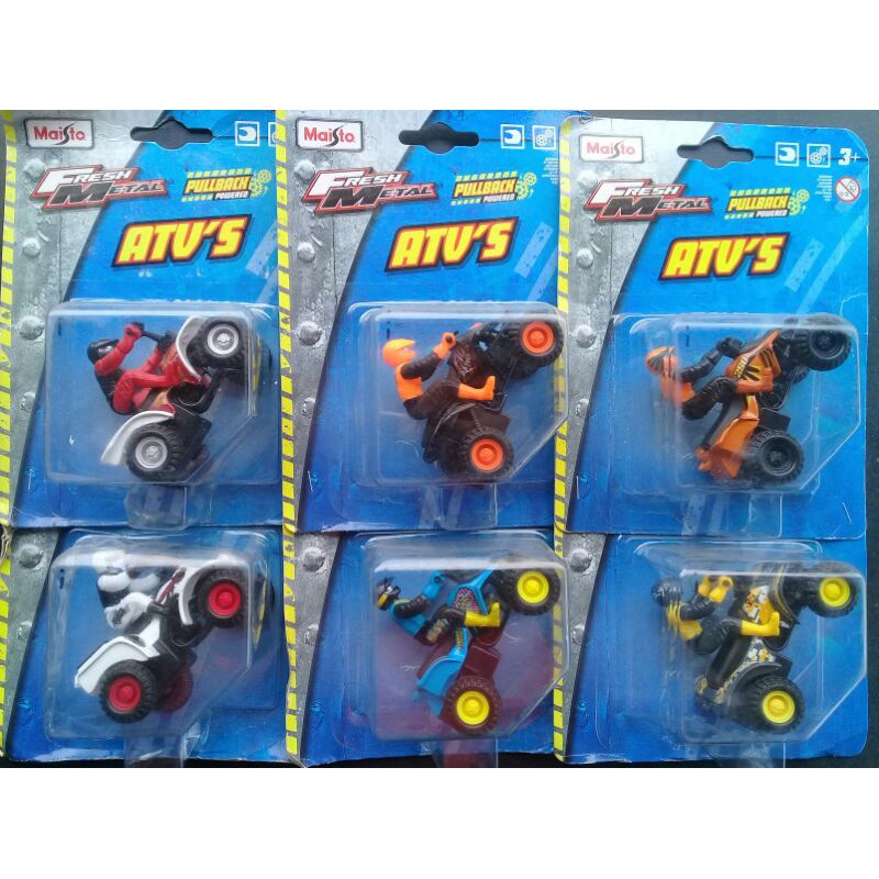 Diecast Motor ATV Driver (Motor Offroad Pantai) Metal Original Maisto.com