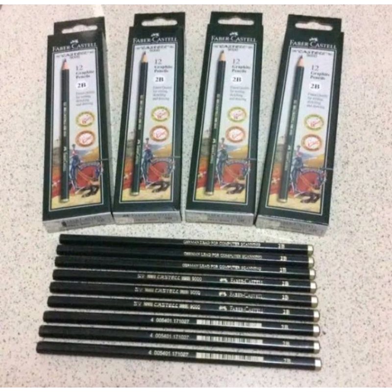 

Pensil / Pencil 2B Faber Castell 2B Ecer (2pcs)