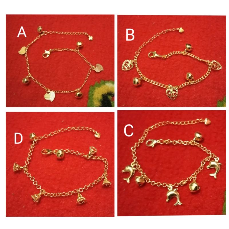 NAL783. Gelang tangan xuping wanita lapis emas ukuran 18-20 cm