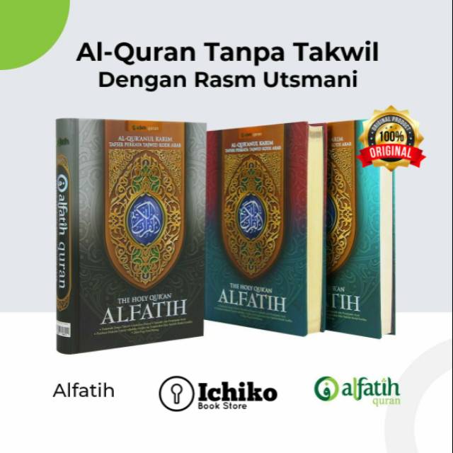 The Holy Quran Al Fatih - Ukuran A5 -Al Quran Al Fatih - ORIGINAL
