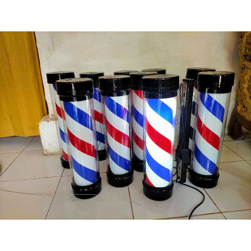 barberpole lampu barbershop lampu barberpole barber home lampu potong rambut lampu hiass