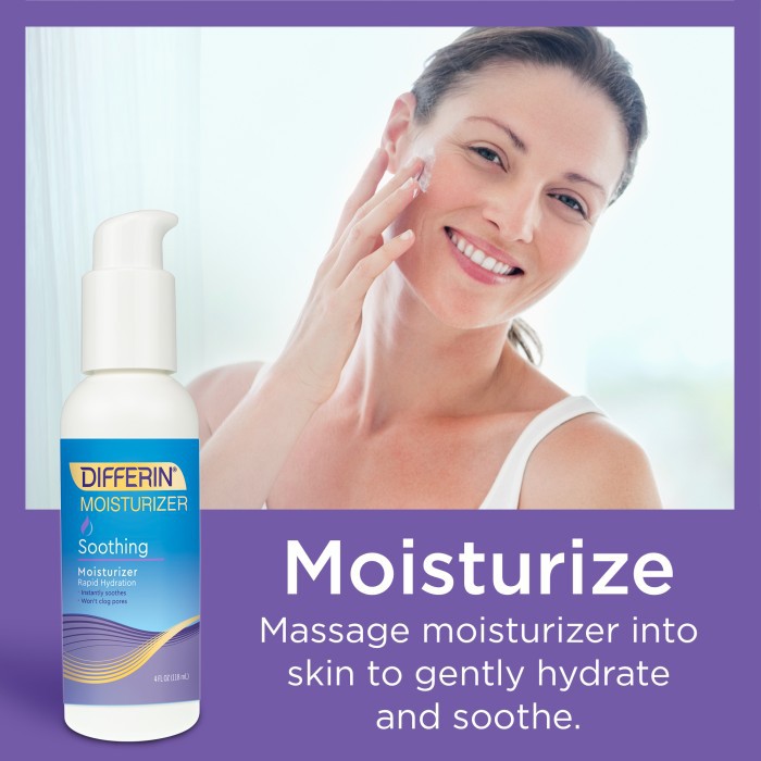 differin soothing moisturizer for sensitive skin