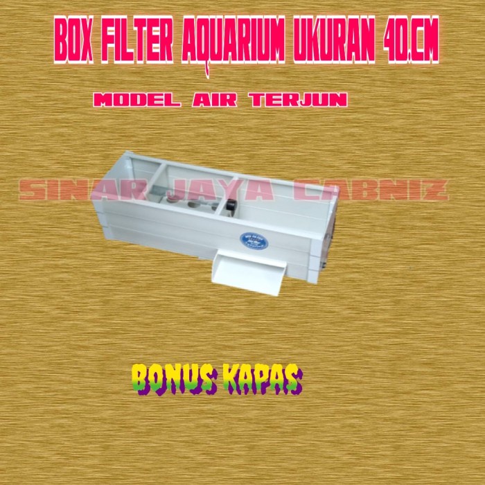 box filter aquarium ukuran 40.cm model air terjun