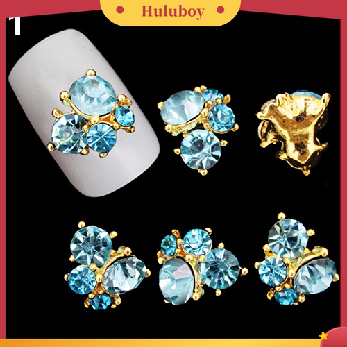 Huluboy Huluboy♡ 10pcs Kristal Berlian Imitasi 3D DIY Untuk Dekorasi Manicure