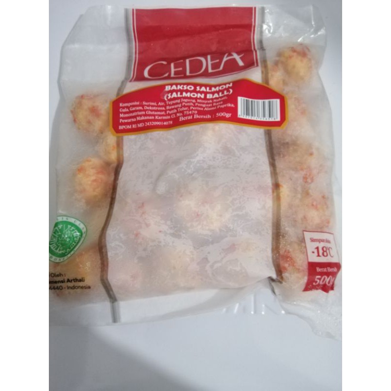 

Cedea Salmon Ball / Bakso Salmon 500g Halal