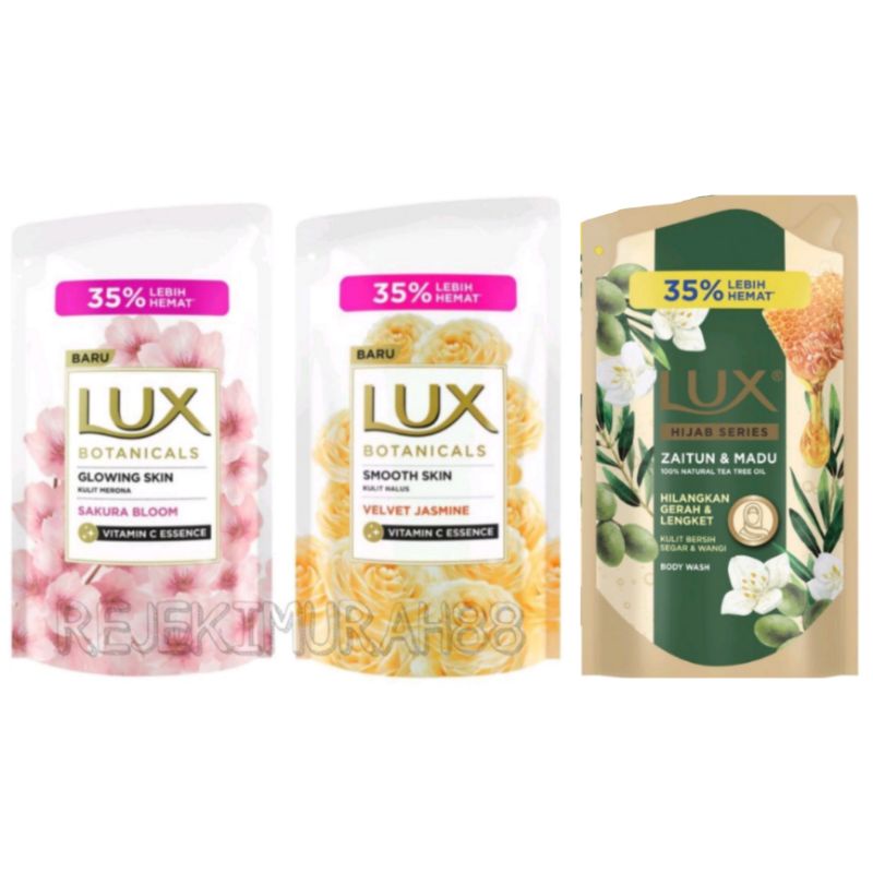 LUX BOTANICALS SABUN MANDI CAIR 825ML VELVET JASMINE/SAKURA BLOOM/HIJAB SERIES 825ML