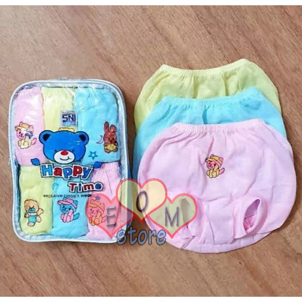 PAKET ISI 12 Celana Pop Bayi Newborn / 1 Lusin Celana kodok / Clana Kacamata