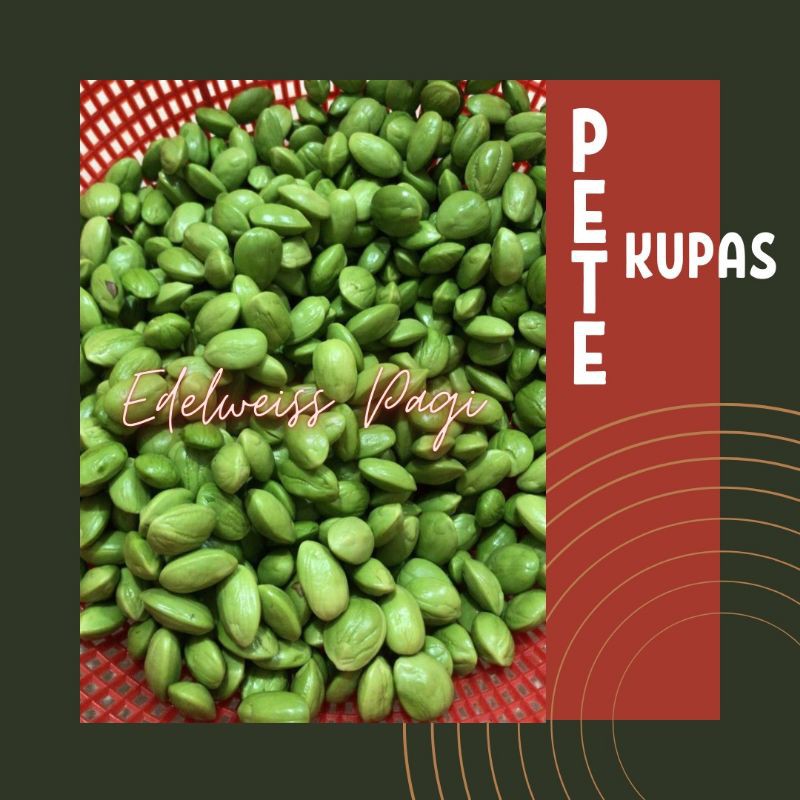 

Pete/petai Super grade A Kupas 1KG