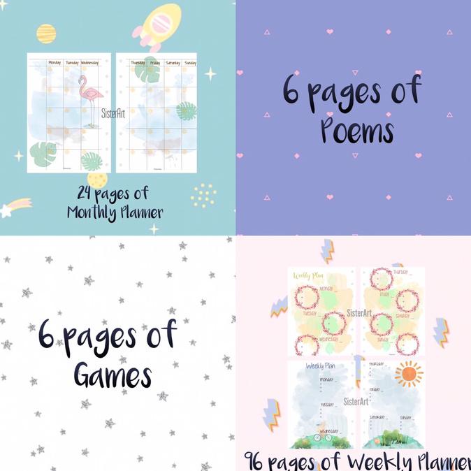 

Bullet Journal Jurnal Diary Memo Buku Catatan File Binder Pen Kertas