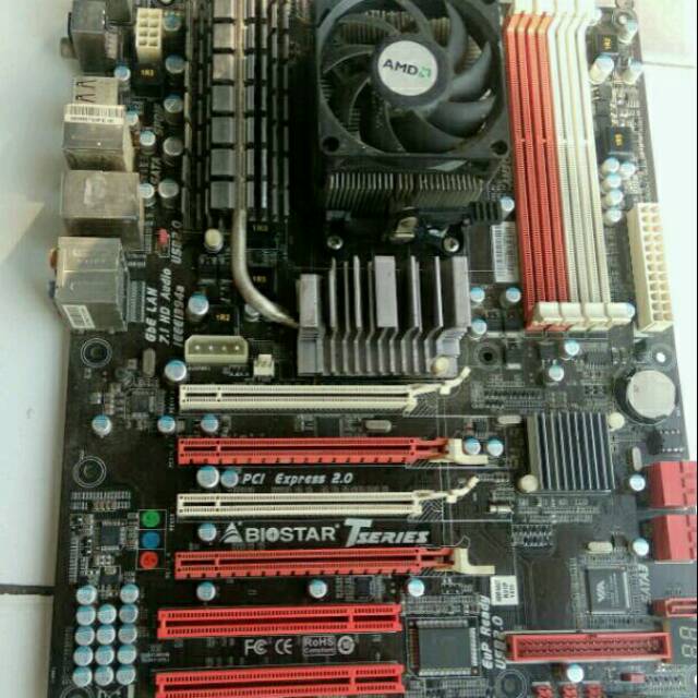 Motherboard Biostar TA890FXE AM3 dan Processor AMD Athlon