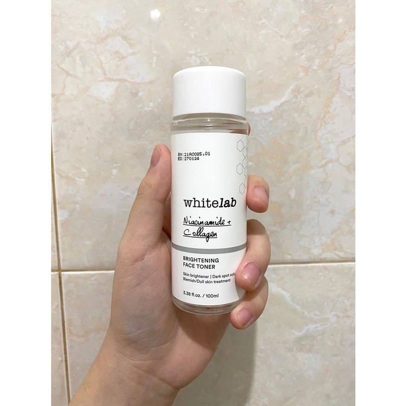 [COD] Whitelab Brightening Face Toner dengan Niacinamide &amp; Collagen AMPUH Mengangkat Minyak Berlebih