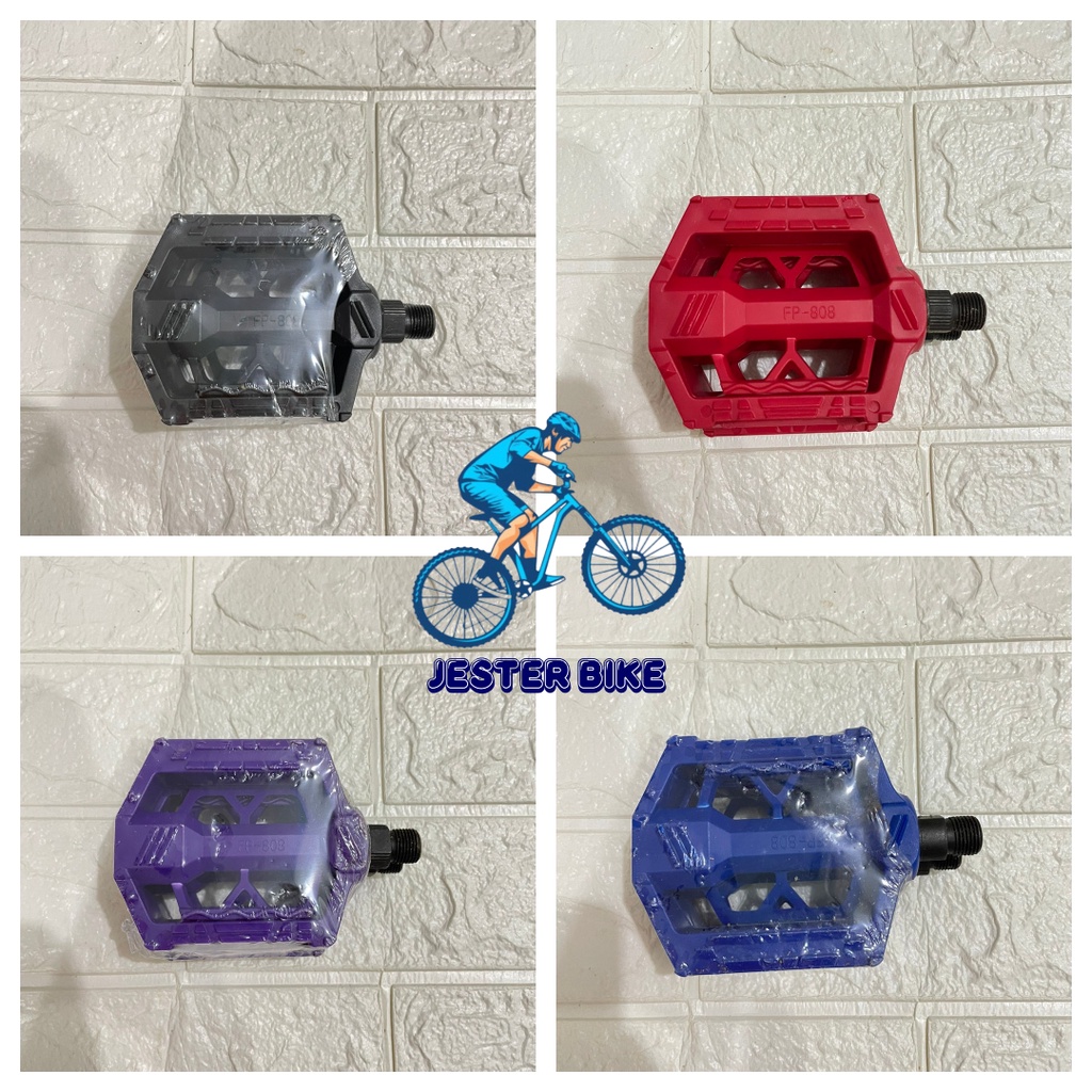 PEDAL SEPEDA WARNA AS BESAR MERAH UNGU BIRU HITAM BMX CITY BIKE MINI LIPAT MTB FIXIE ANAK MINION