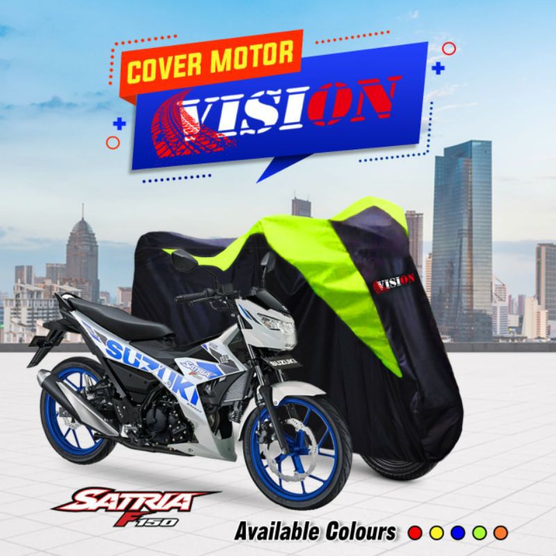 Cover Motor Satria FU Sarung Motor Satria Fu Pelindung Motor Satria Mantel Motor Satria Suzuki Satria Selimut Motor Waterproof